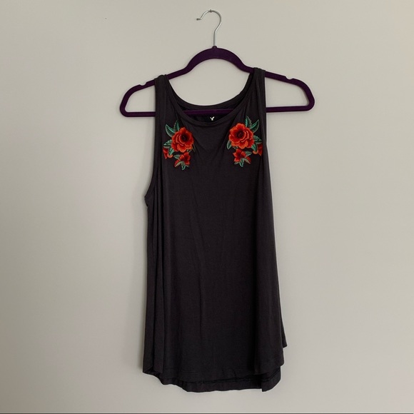 American Eagle Outfitters Tops - Embroidered Tank Top American Eagle Outfitters Tops - Embroidered Tank Top